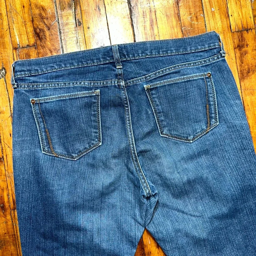 The Flirt Bootcut Jeans Womens Size 16 Blue Denim Regular Fit Medium Wash Preppy